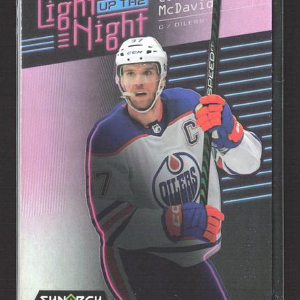 2024 Upper Deck Synergy Light Up The Night Connor McDavid #LN-MC /699