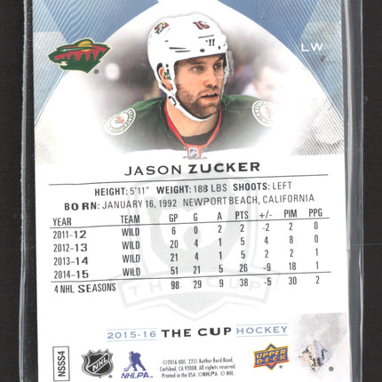 2016 Upper Deck The Cup Jason Zucker #46 166/249