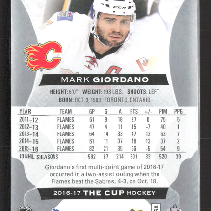 2017 Upper Deck The Cup Mark Giordano #15 234/249