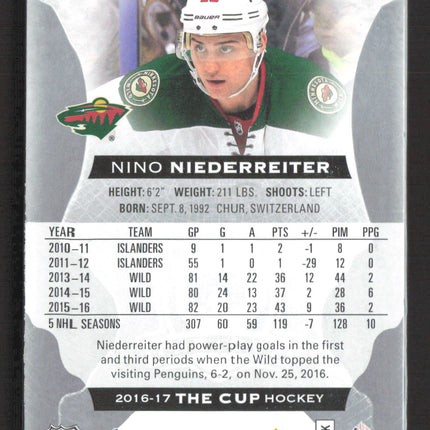 2017 Upper Deck The Cup Nino Niederreiter #49 104/249