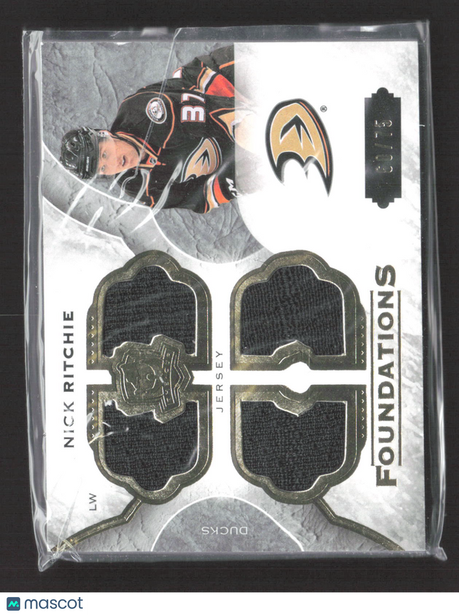 2016 Upper Deck The Cup Foundations Nick Ritchie #CF-NR Jersey