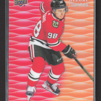 2023 Upper Deck Allure Color Flow Connor Bedard #CF-16 Red-Orange