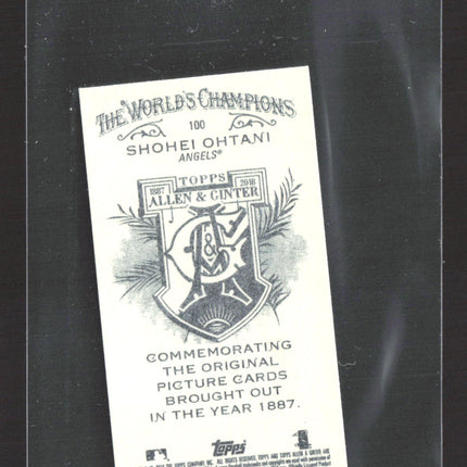 2018 Topps Allen & Ginter Shohei Ohtani #100 RC
