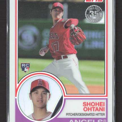 2018 Topps Shohei Ohtani #51 RC Silver Pack Refractor