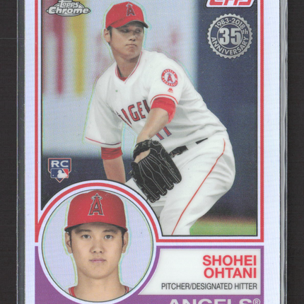 2018 Topps Chrome 35th Anniversary Shohei Ohtani #83T-6 RC