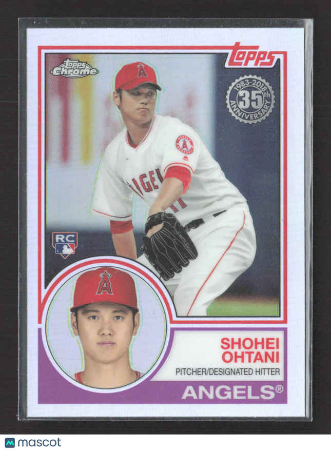2018 Topps Chrome 35th Anniversary Shohei Ohtani #83T-6 RC