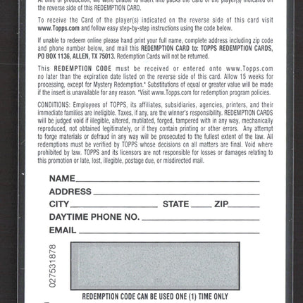 2025 Topps Museum Roki Sasaki #AA-ROKI Archival Auto Amethyst Redemption /25