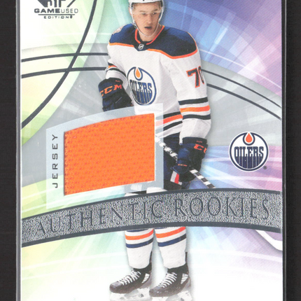 2021 Upper Deck SP Game Used Hockey Ryan McLeod #159 Memorabilia Jersey