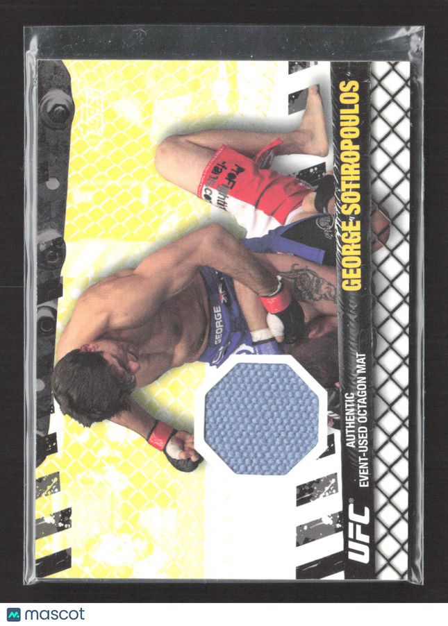 2010 Topps UFC Fight Mat Relic George Sotiropoulos #FM-GS Fight Mat Relic