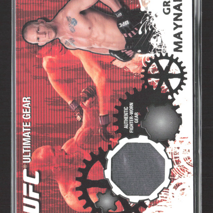 2010 Topps UFC Ultimate Gear Gray Maynard #UG-GM Authentic Fighter-Worn Gear