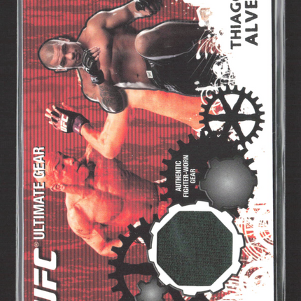 2010 Topps UFC Ultimate Gear Thiago Alves #UG-TA Authentic Fighter-Worn Gear