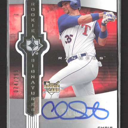 2007 Upper Deck Ultimate Collection Rookie Signatures Chris Stewart #110 074/299