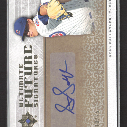 2007 Upper Deck Ultimate Future Auto Sean Gallagher #FS-SG 10/25