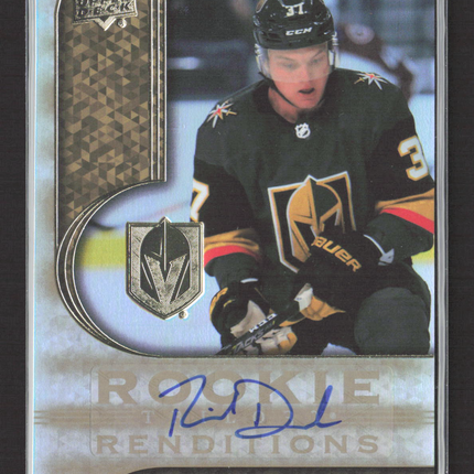 2021 Upper Deck Trilogy Rookie Renditions Reid Duke #RR-27 Auto