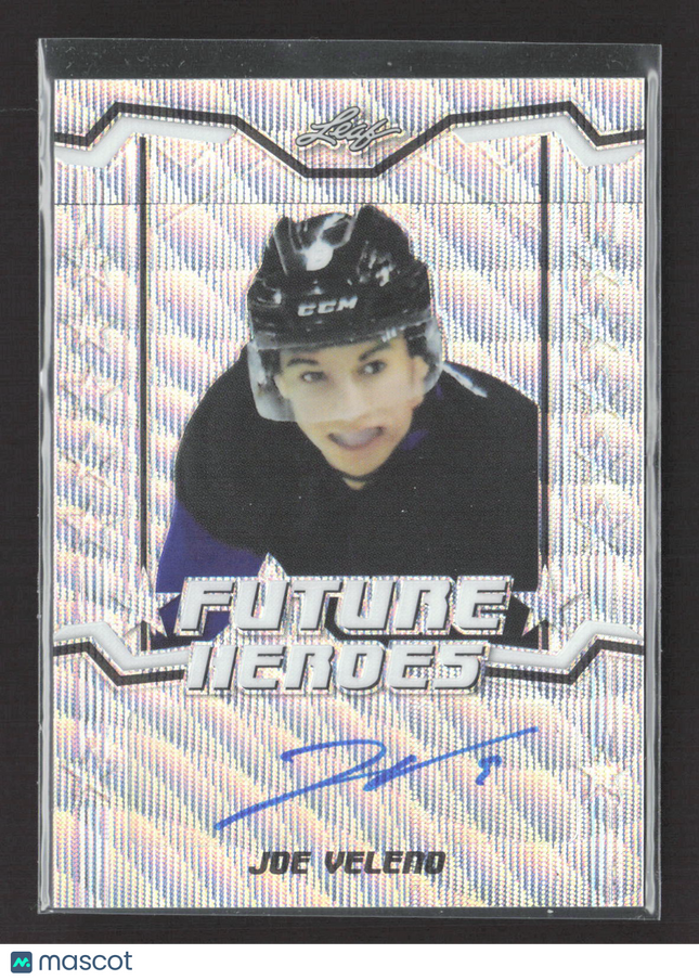 2017 Leaf Future Heroes Joe Veleno #FH-JV1 13/25 Auto