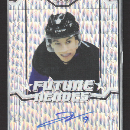 2017 Leaf Future Heroes Joe Veleno #FH-JV1 Gold /25 Auto