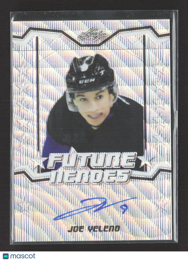 2017 Leaf Future Heroes Joe Veleno #FH-JV1 Gold /25 Auto