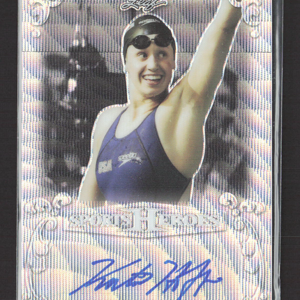 2017 Leaf Sports Heroes Katie Hoff #BA-KH1 /25 Auto