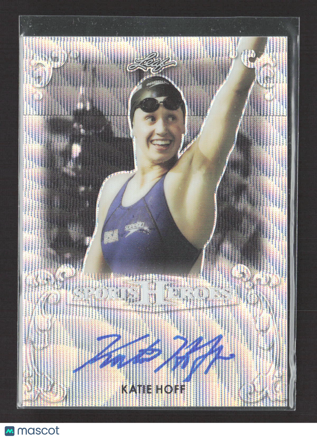 2017 Leaf Sports Heroes Katie Hoff #BA-KH1 /25 Auto