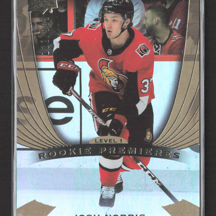 2020 Upper Deck Trilogy Rookie Premieres Level 1 Josh Norris #74