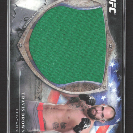2014 Topps UFC Bloodlines Travis Browne #BFJR-TB 091/110 Jumbo Relic