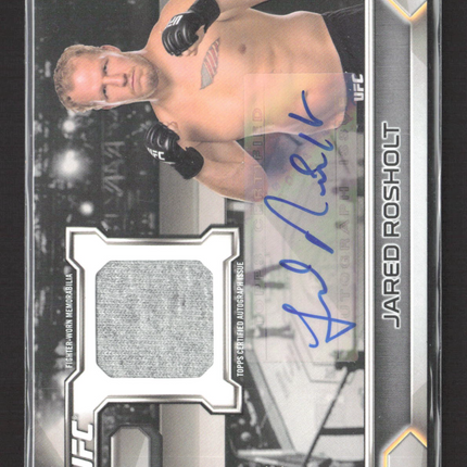 2016 Topps UFC Knockout Jared Rosholt #KAR-JR Relic Auto /299
