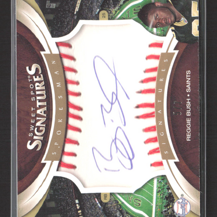 2006 Upper Deck Sweet Spot Spokesman Reggie Bush #SP-14 5/7 Auto