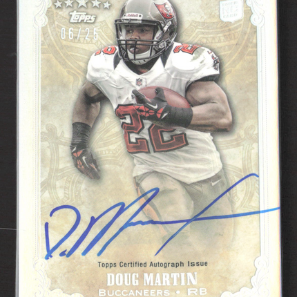 2012 Topps Five Star Doug Martin #FSFA-DM 06/25 Auto
