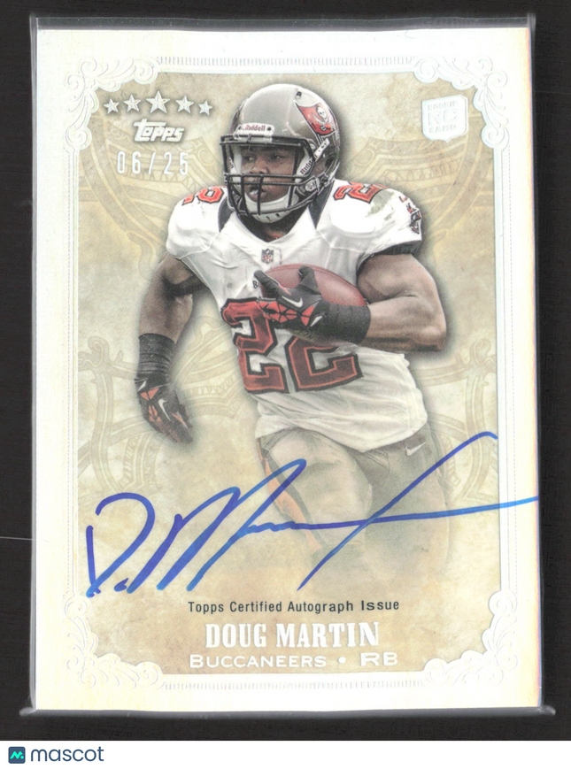 2012 Topps Five Star Doug Martin #FSFA-DM 06/25 Auto