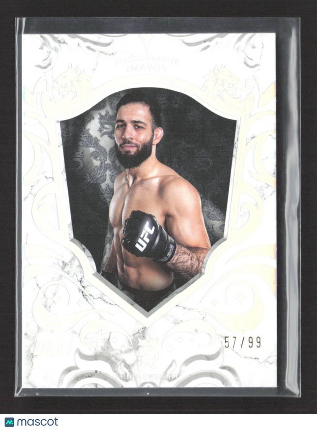 2025 Topps Midnight UFC Nassourdine Imavov #48 57/99
