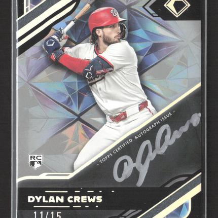 2025 Topps Diamond Icons Dylan Crews #BPA-DC Black Polychromatink RC 11/15 Auto