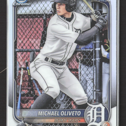 2025 Topps Bowman Chrome Michael Oliveto #BDC-156 Refractor