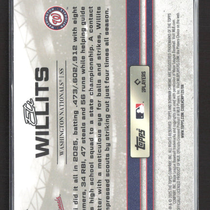2025 Bowman Chrome Draft Eli Willits #BDN-1