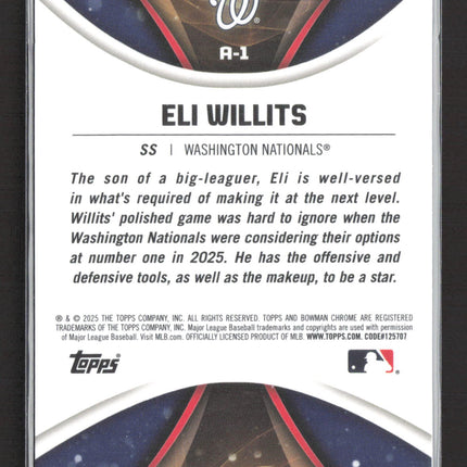 2025 Bowman Chrome Axis Eli Willits #A-1