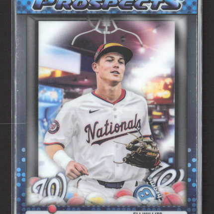 2025 Topps Bowman Chrome Prized Prospects Eli Willits #PP-1