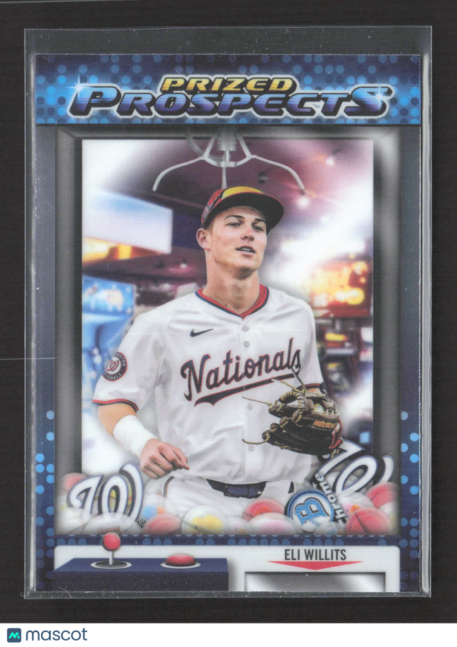 2025 Topps Bowman Chrome Prized Prospects Eli Willits #PP-1