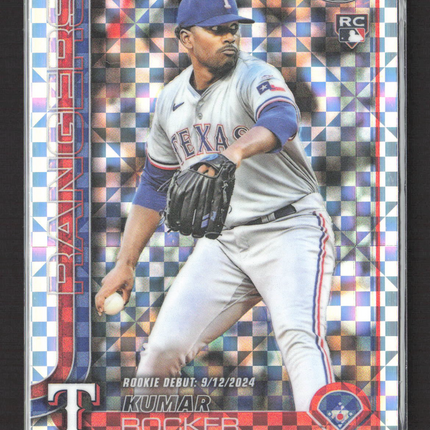 2025 Topps Chrome Update Kumar Rocker #USC160 X-Fractor RC