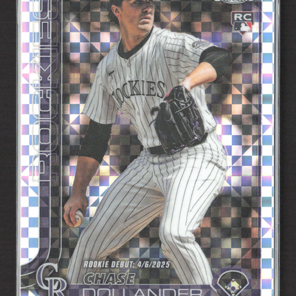2025 Topps Chrome Update Chase Dollander #USC175 X-Fractor RC