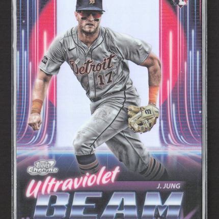 2025 Topps Chrome Ultraviolet Beam Jace Jung #UB-7 RC