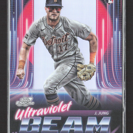 2025 Topps Chrome Ultraviolet Beam Jace Jung #UB-7 RC