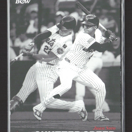 2025 Topps Black & White Shutter Speed Juan Soto #SS15