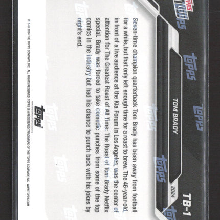 2024 Topps Now Tom Brady #TB-1