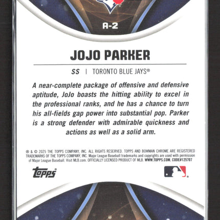 2025 Bowman Chrome Axis JoJo Parker #A-2