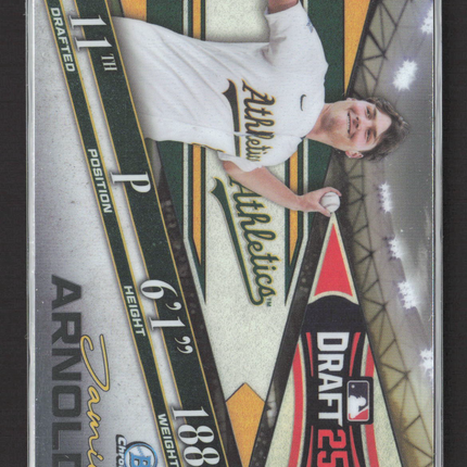 2025 Bowman Chrome Draft Jamie Arnold #BDN-9 2/3