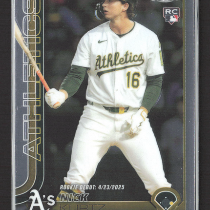 2025 Topps Chrome Nick Kurtz #USC180 RC