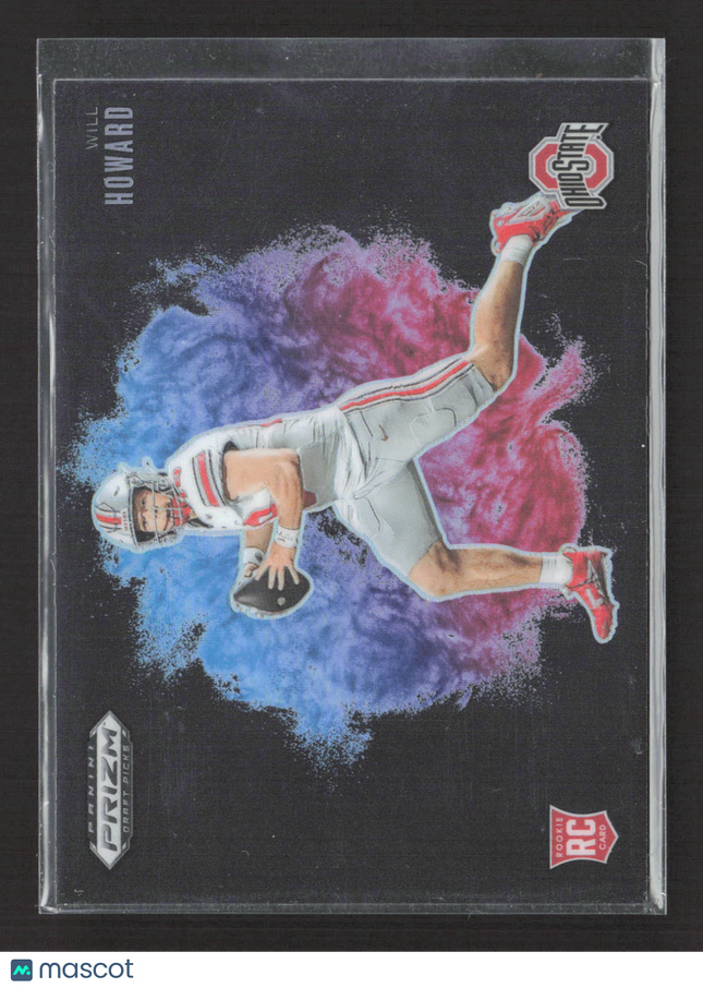 2025 Panini Prizm Draft Picks Will Howard #3 RC Color Blast