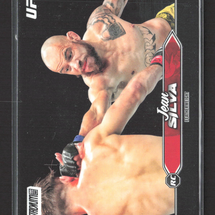 2025 Topps Stadium Club UFC Jean Silva #46 RC Black