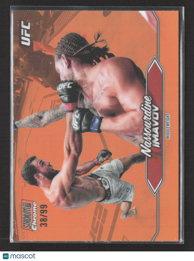 2025 Topps Stadium Club Chrome Nassourdine Imavov #C-76 Orange 38/99