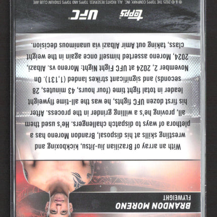 2025 Topps Stadium Club Chrome Brandon Moreno #C-34 Green