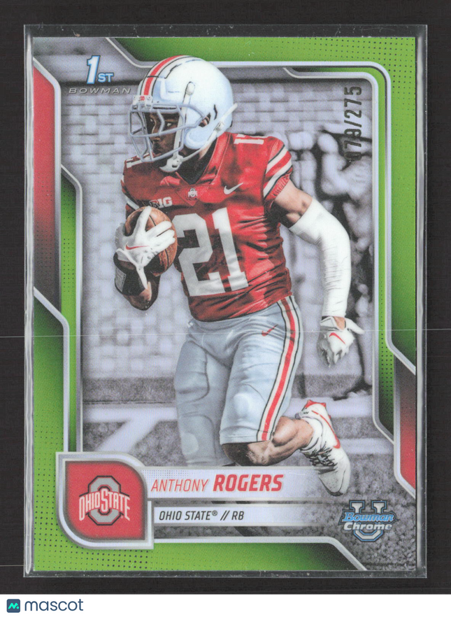 2025 Bowman Chrome Anthony Rogers #68 Green Refractor